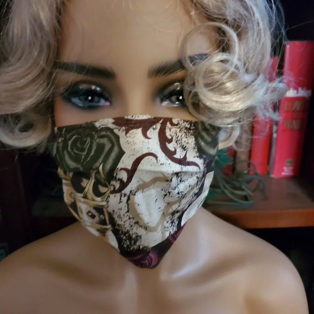 Skulduggery Face Mask with Filters Skull#4